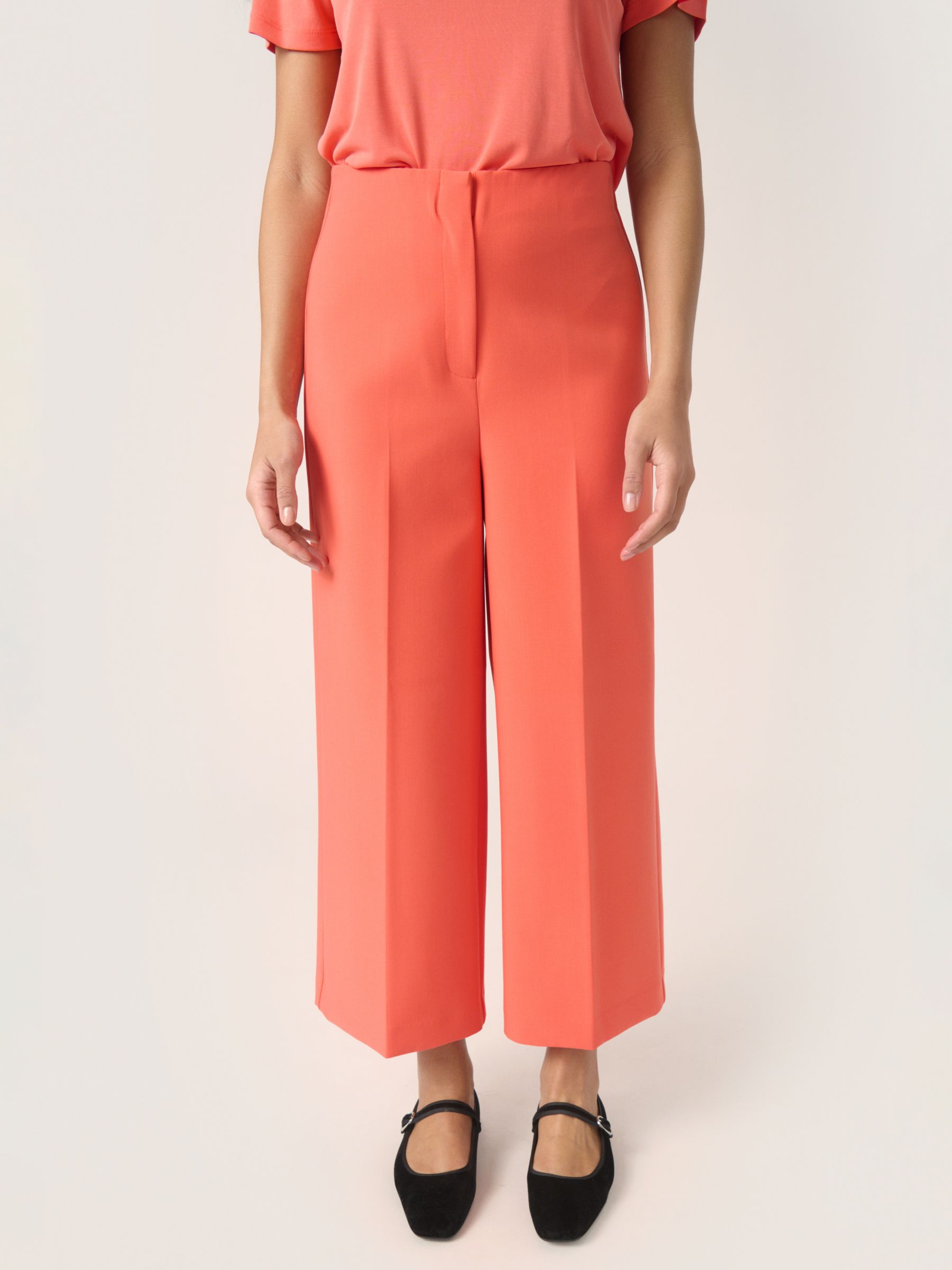 Buy Soaked In Luxury Corinne High Waist Wide Legs Culottes Trousers Online at johnlewis.com