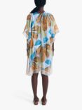 James Lakeland Leaf Print Kaftan, Yellow