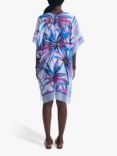 James Lakeland Palm Print Kaftan, Pink