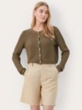 Part Two Gigia Cropped Round Neck Cardigan, Canteen, Canteen