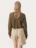 Part Two Gigia Cropped Round Neck Cardigan, Canteen, Canteen