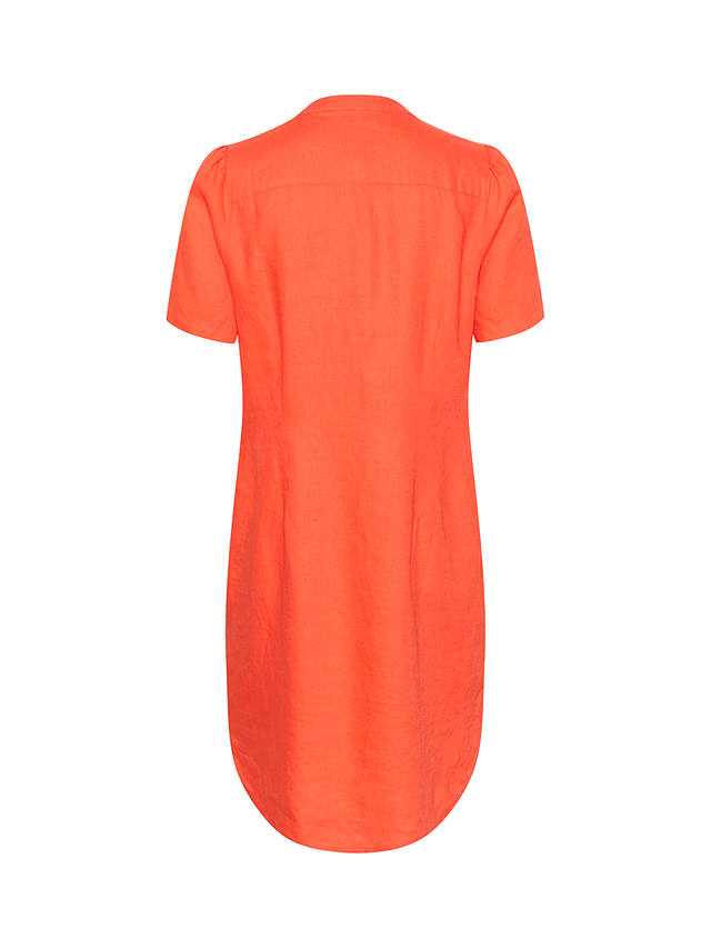 Part Two Aminase Short Sleeve Dress, Mandarin Red