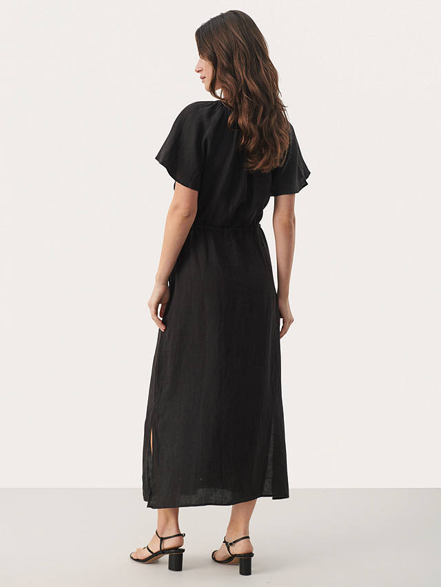 Part Two Geoline Short Sleeves Maxi Dress, Black