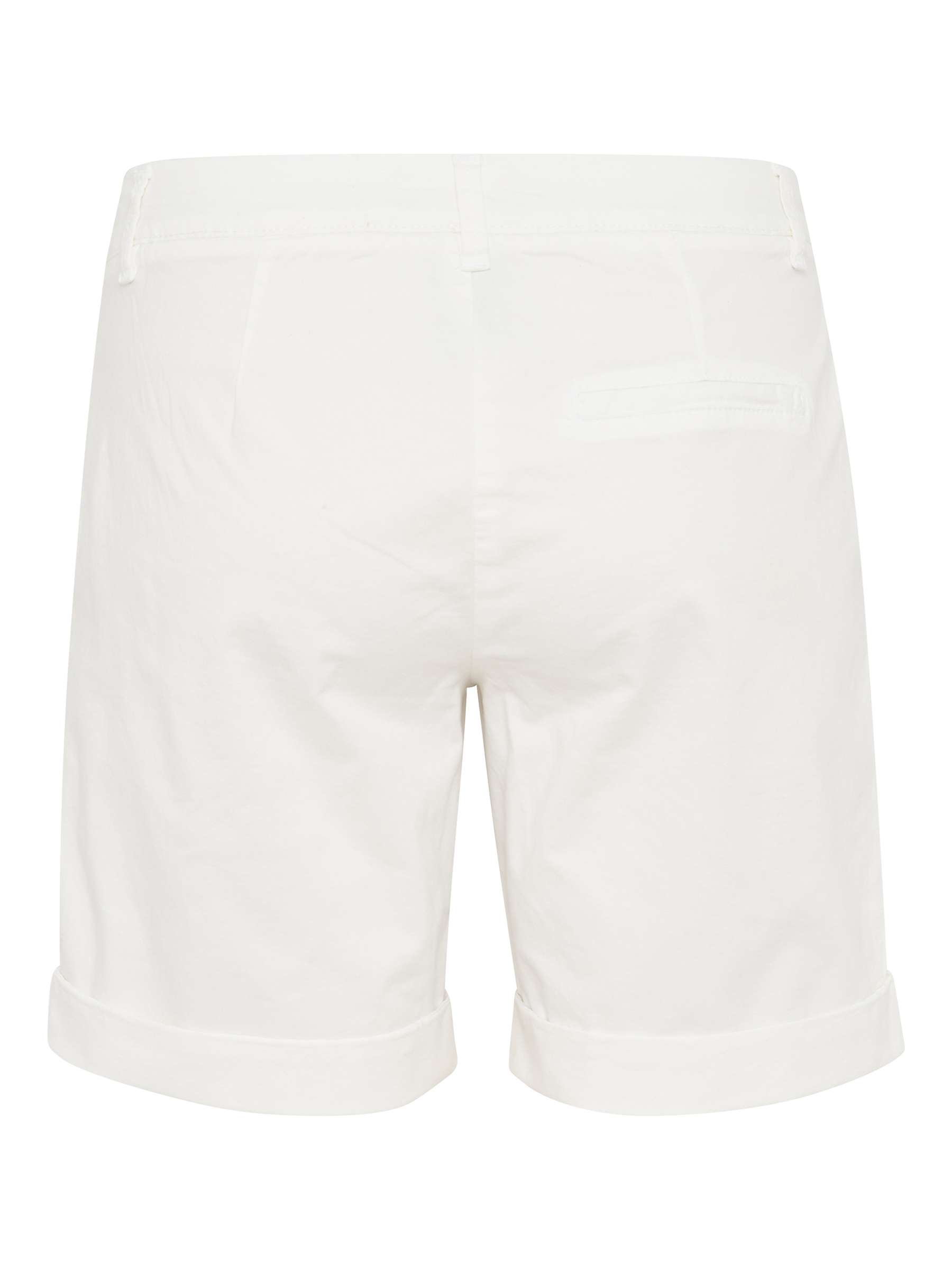 Buy Part Two Hanijan Regular Fit Folded Cuff Shorts, Bright White Online at johnlewis.com