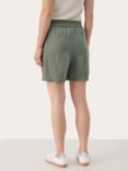 Part Two Gerd Elastic Waist Wide Legs Shorts, Agave Green, Agave Green