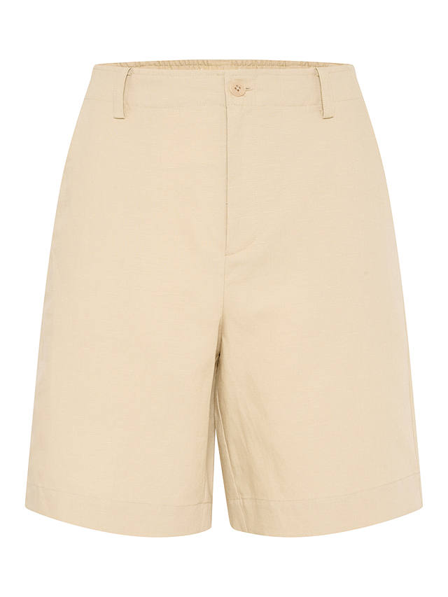 Part Two Gentina High Waisted Shorts, White Pepper
