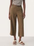 Part Two Petrines Linen Wide Leg Cropped Trousers, Canteen