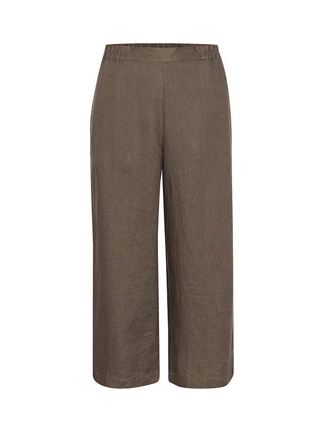Part Two Petrines Linen Wide Leg Cropped Trousers, Canteen