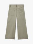 Benetton Kids' High Waist Wide Fit Trousers, Military Green