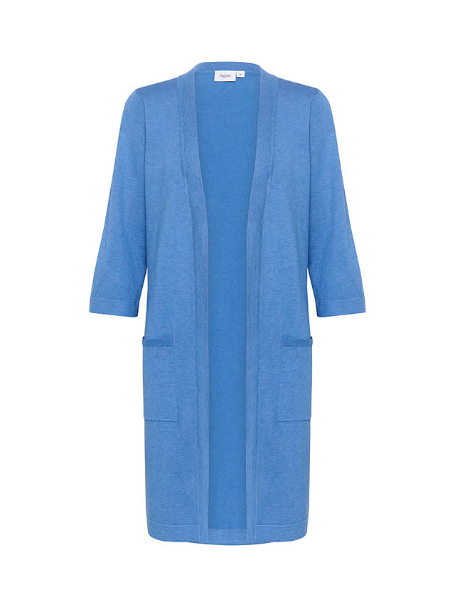 Saint Tropez Kila Half Sleeve Long Cardigan, Dutch Blue Melange
