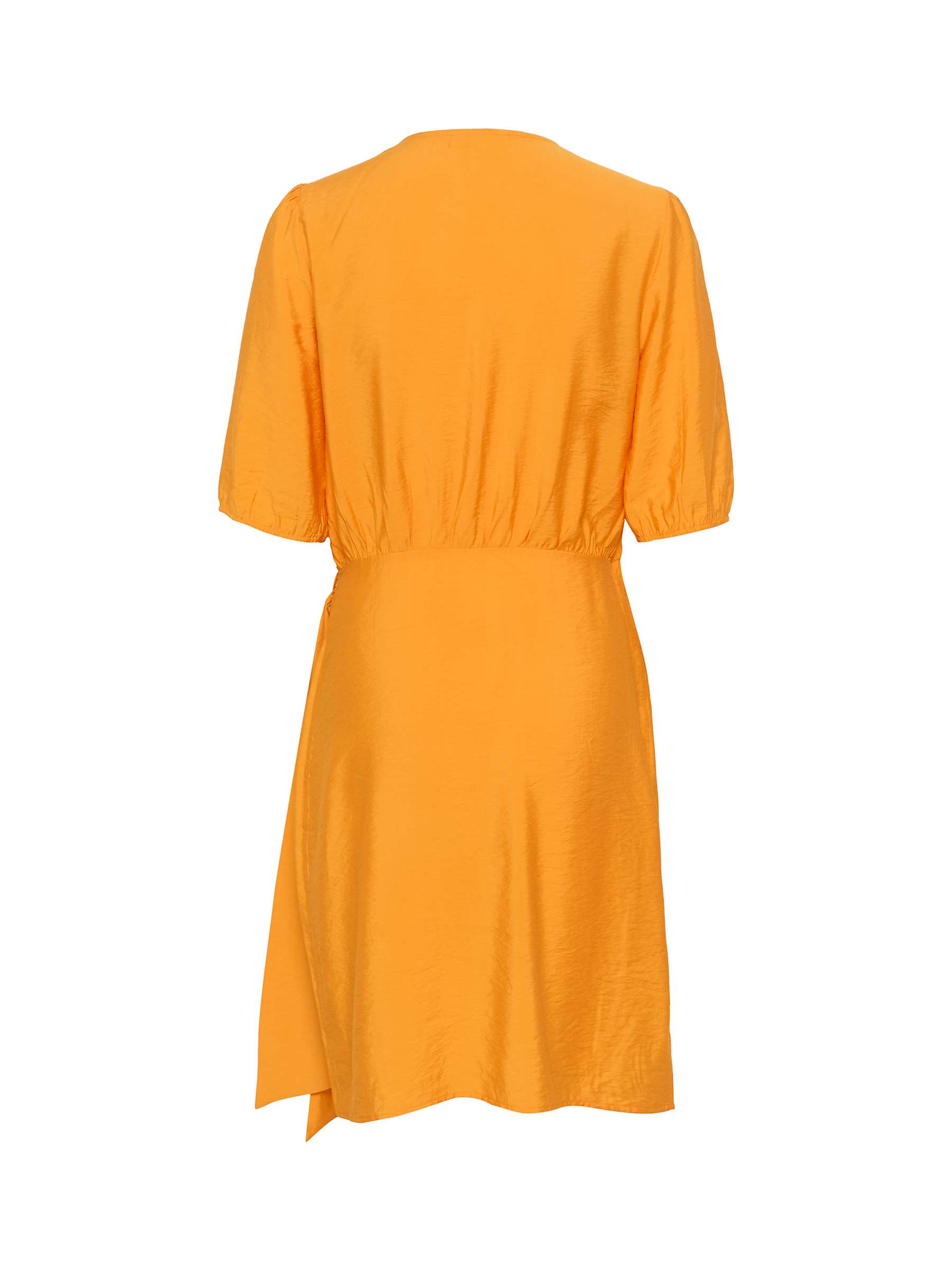 Buy Saint Tropez Eleanor Short Sleeve Wrap Dress, Apricot Online at johnlewis.com