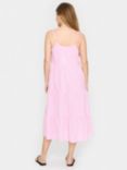 Saint Tropez Elmiko Spaghetti Strap Midi Dress, Pink Cosmos