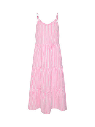 Saint Tropez Elmiko Spaghetti Strap Midi Dress, Pink Cosmos