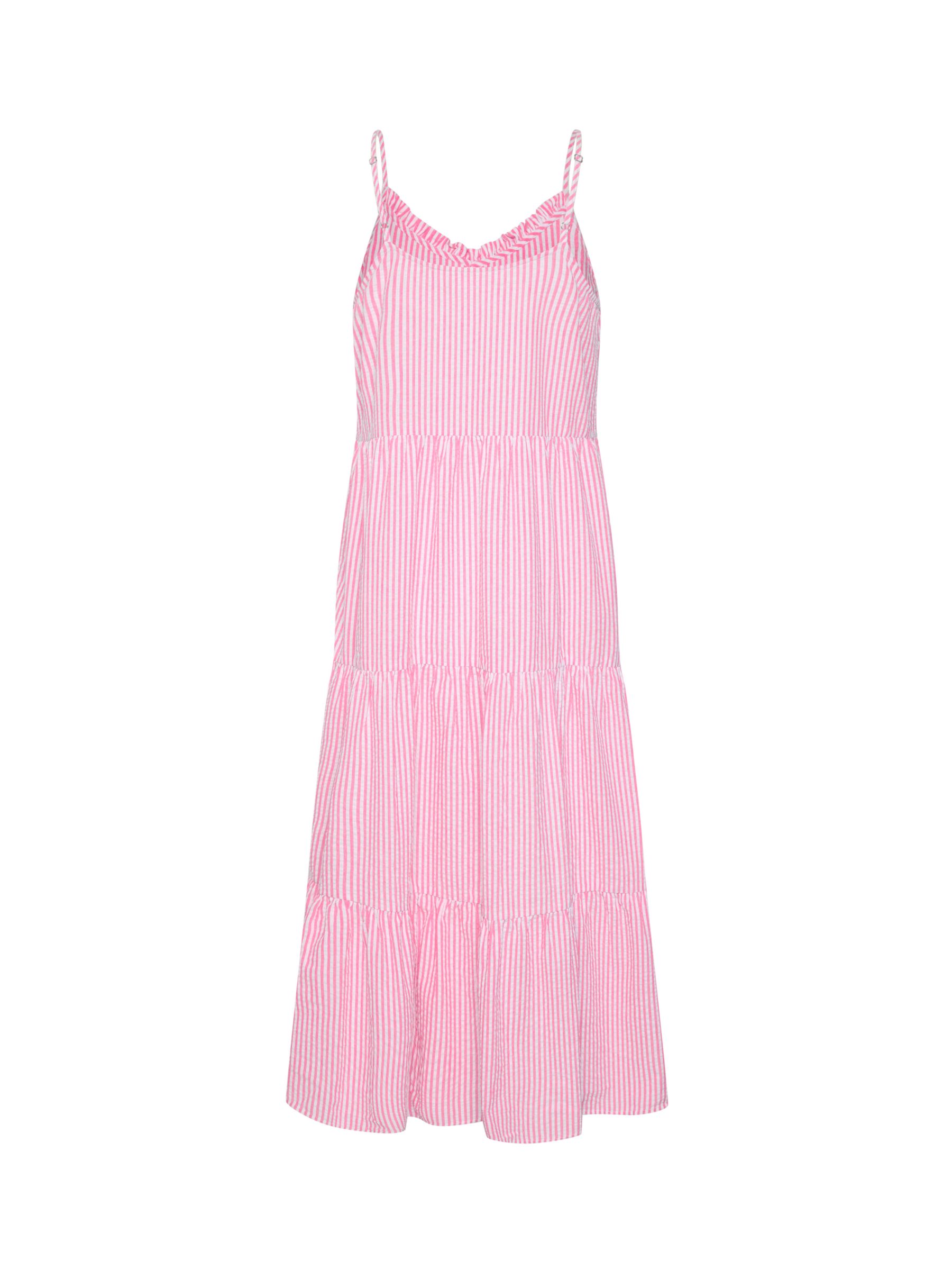 Saint Tropez Elmiko Spaghetti Strap Midi Dress, Pink Cosmos, XS