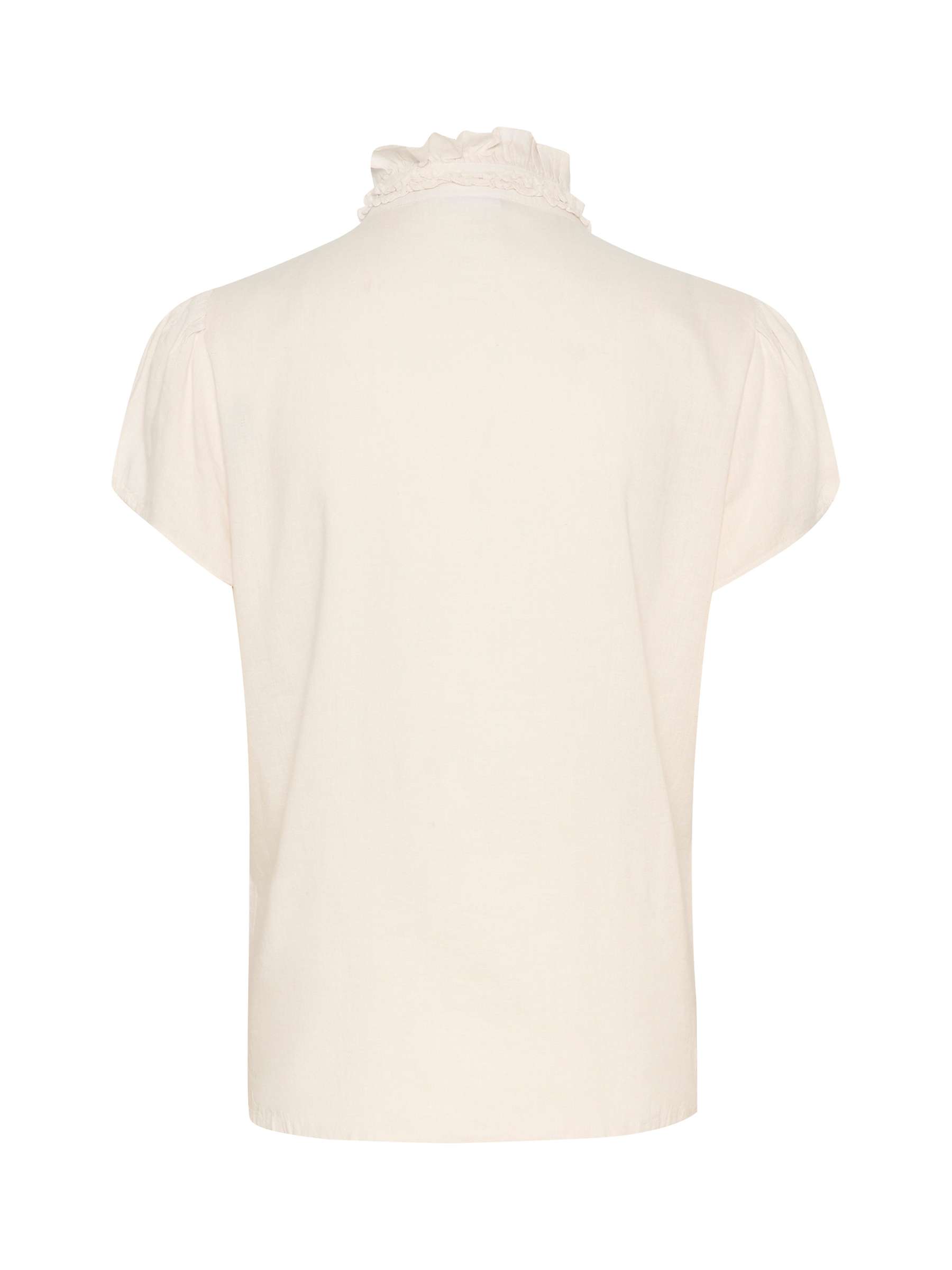 Buy Saint Tropez Elli Ruffle Trim Shirt, Ice Online at johnlewis.com