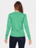 Saint Tropez Mila Long Sleeve Crew Neck Pullover Jumper, Gumdrop Green