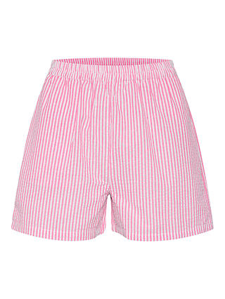 Saint Tropez Elmiko Stripe Shorts, Pink Cosmos