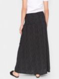 Saint Tropez Edua Spot Print Maxi Skirt, Black/White