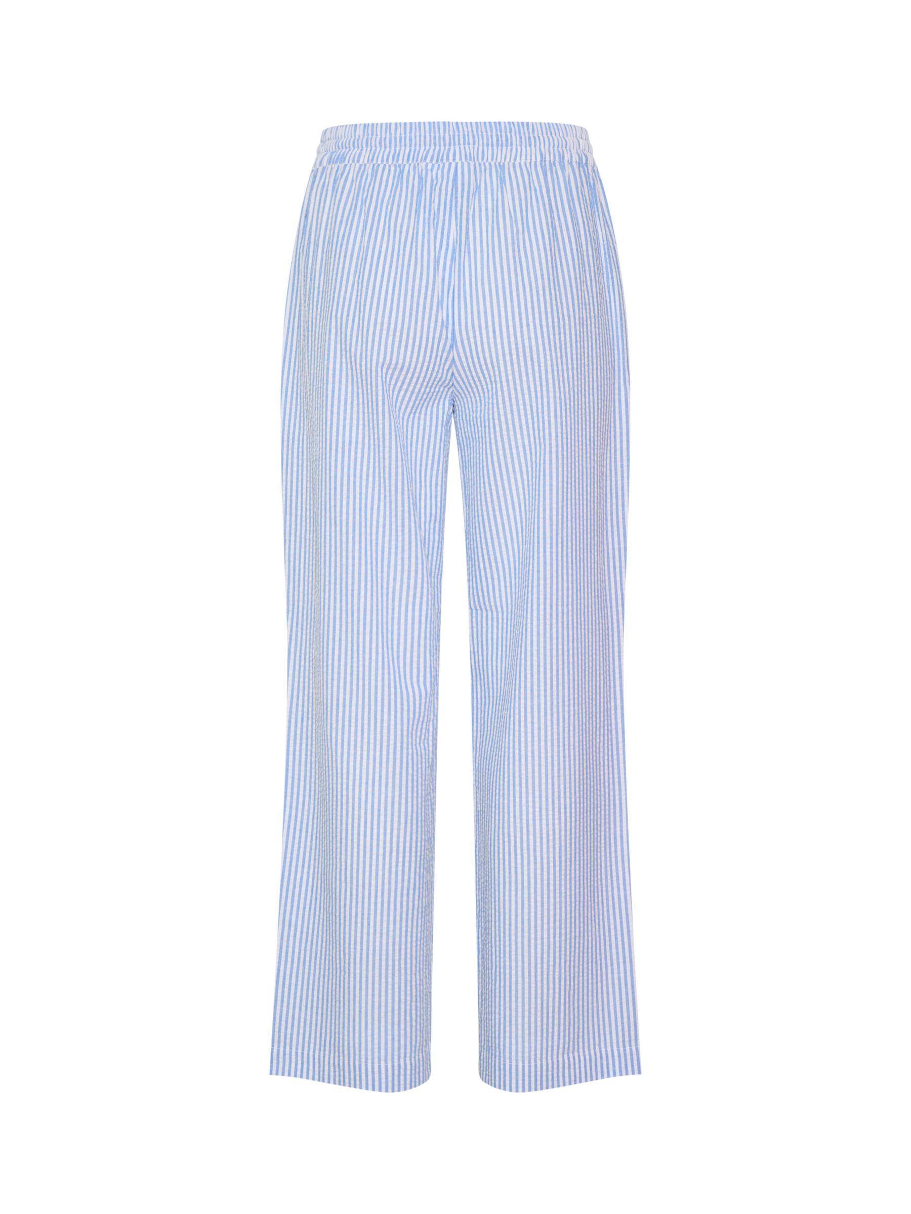 Buy Saint Tropez Elmiko Elastic Waist Casual Trousers, Palace Blue Online at johnlewis.com