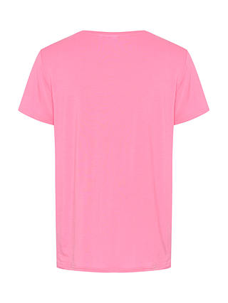 Saint Tropez Adelia V-Neck T-Shirt, Pink Cosmos