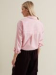 Phase Eight Stripe Shirt, Pink/White