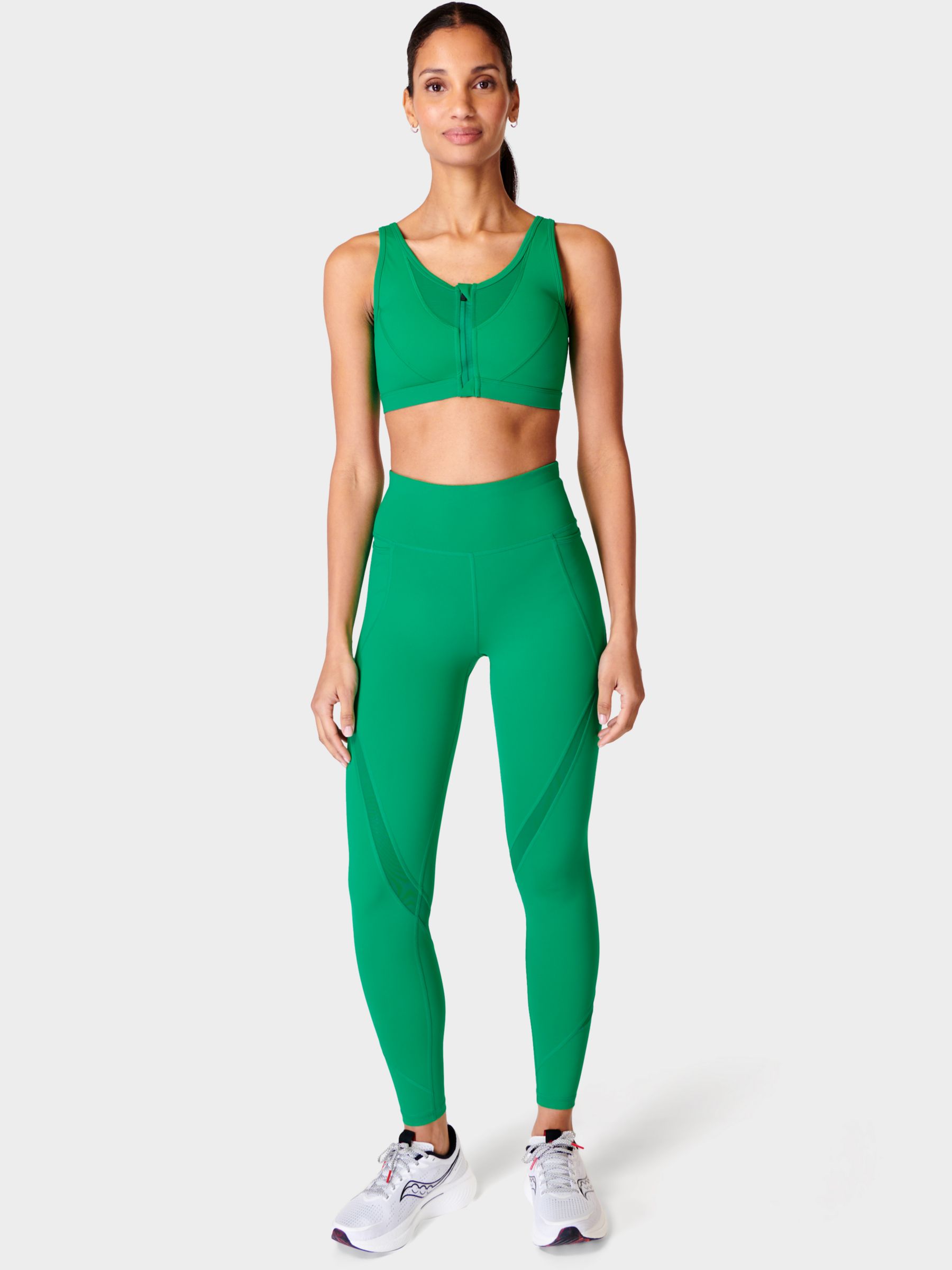 Buy Sweaty Betty Power Icon Gym Leggings, Electro Green Online at johnlewis.com