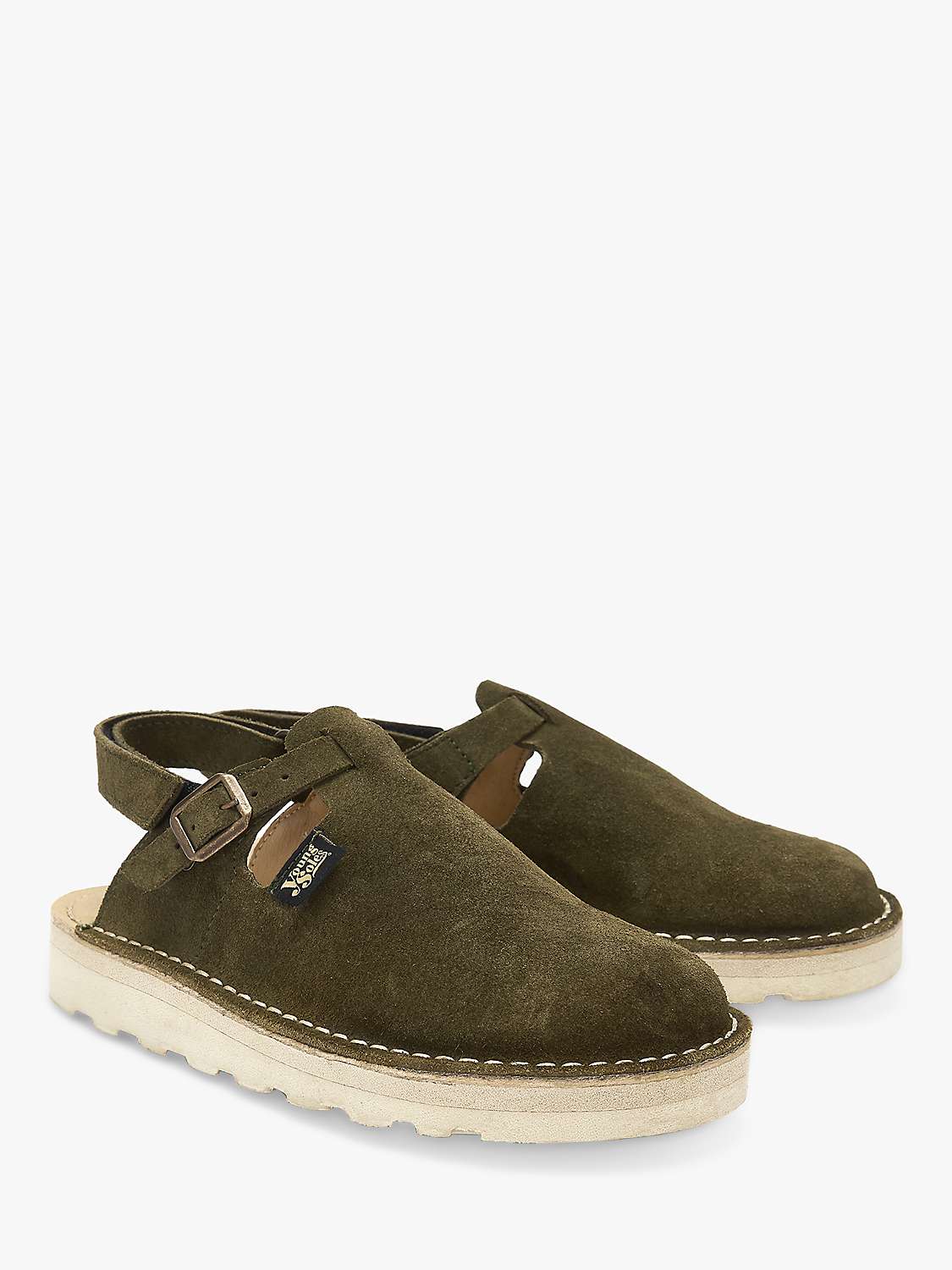 Buy Young Soles Kids' Heidi Suede Clogs Online at johnlewis.com