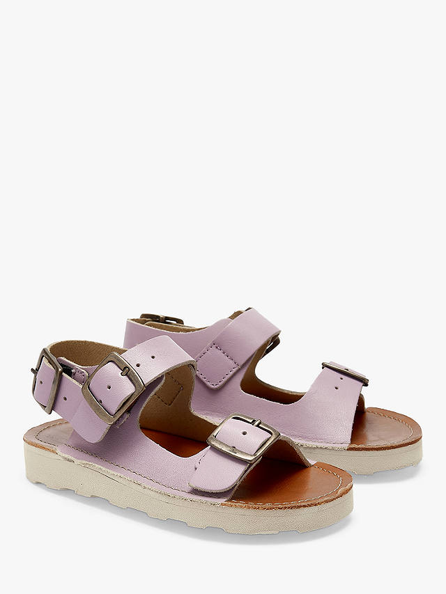 Young Soles Kids' Spike Leather Sandals, Lilac
