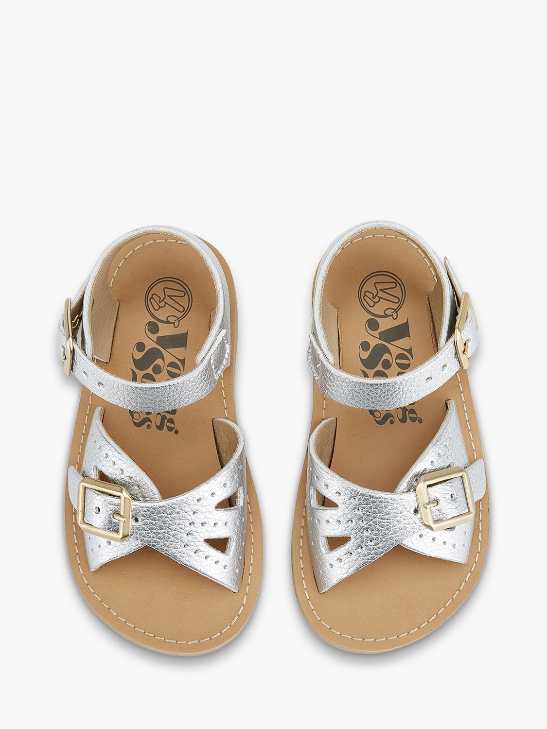 Buy Young Soles Kids' Pearl Vegan Two Part Sandals Online at johnlewis.com