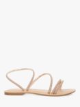 Dune Lessia Embellished Strappy Sandals, White