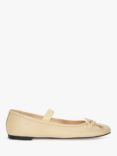 Dune Helenas Flexible Sole Ballet Pumps, Lemon