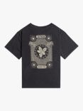 Roxy Kids' Gone To California Organic Cotton T-Shirt, Phantom