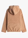 Roxy Kids' My Oh My Fluffy Hoodie, Camel