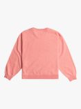 Roxy Kids' Green & Blues Logo Sweatshirt, Peach