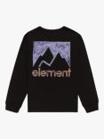 Element Kids' Organic Cotton Sweatshirt, Flint Black