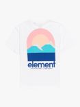 Element Kids' Mainline Collection Organic Cotton T-Shirt, Optic White