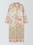 Hayley Menzies Jacquard Coat, Ecru/Multi