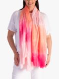 chesca Ombre Scarf, Pink/Orange