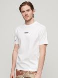 Superdry Sport Tech Logo Relaxed T-Shirt, Brilliant White