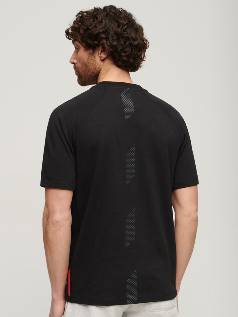 Superdry Sport Tech Logo Relaxed T-Shirt, Black, XXXL