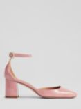 L.K.Bennett Darling Patent Leather D'orsay Court Shoes, Blush, Blush