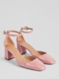 L.K.Bennett Darling Patent Leather D'orsay Court Shoes, Blush