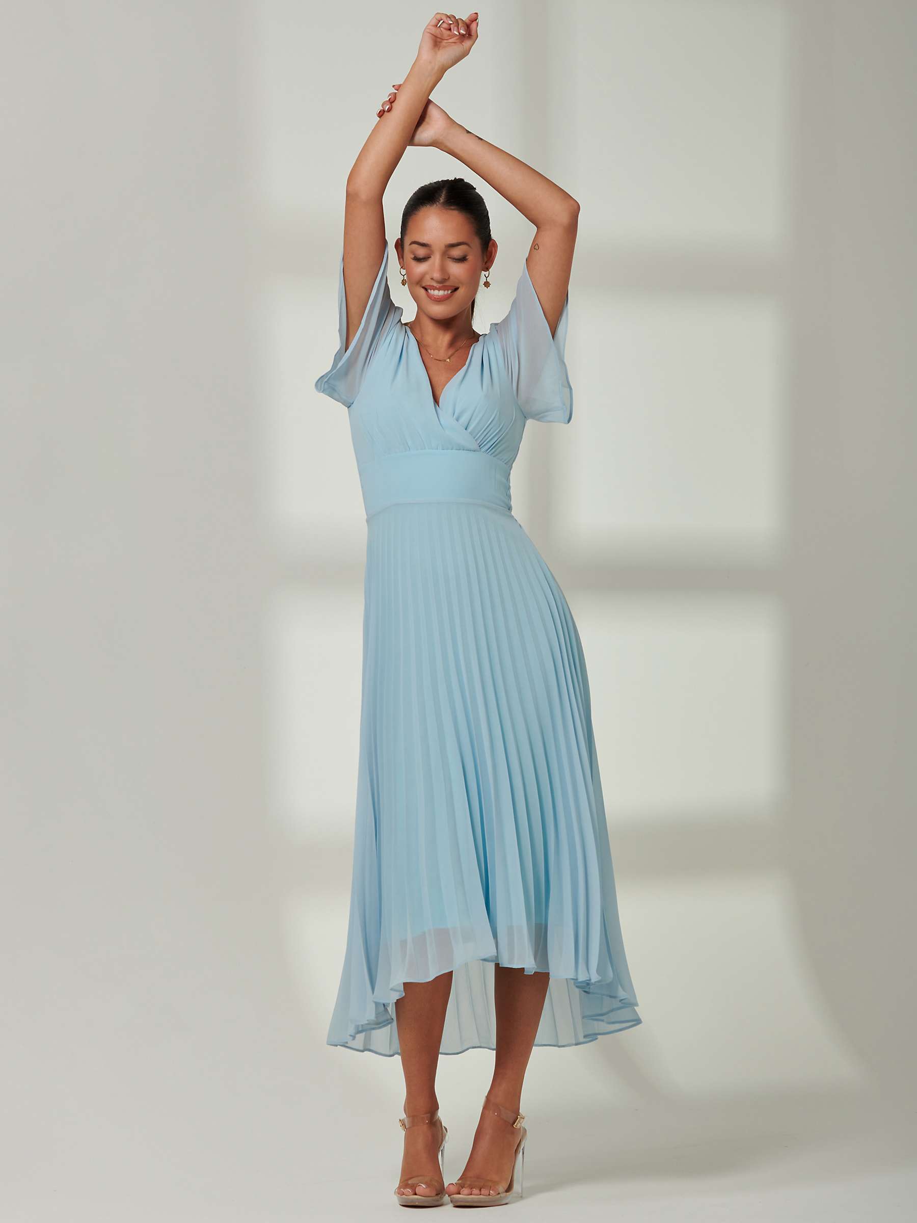 Buy Jolie Moi Elene Chiffon Midi Dress Online at johnlewis.com