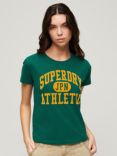Superdry Varsity Flocked Fitted T-Shirt