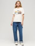 Superdry Tokyo Relaxed T-Shirt, Cream