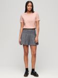 Superdry Embossed Relaxed T-Shirt, Peach Whip Pink