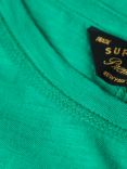 Superdry Slouchy Cropped T-Shirt, Summer Green
