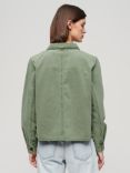 Superdry Four Pocket Chore Jacket, Jade Green