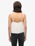 Superdry Ibiza Sheer Lace Cami Top, Off White