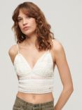 Superdry Jersey Lace Cropped Cami Top